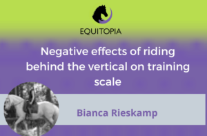 Negative effects of riding behind the vertical on training scale